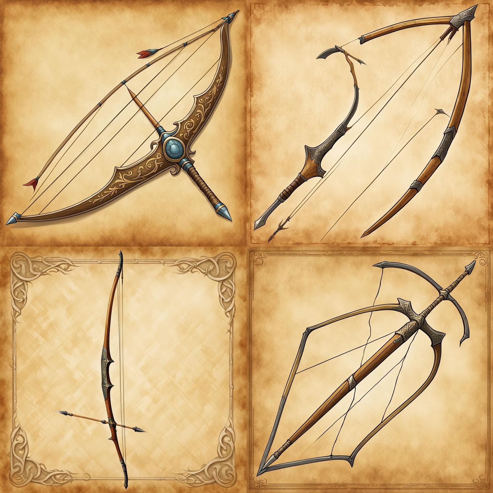 Longbow Illustration for RPG Manual