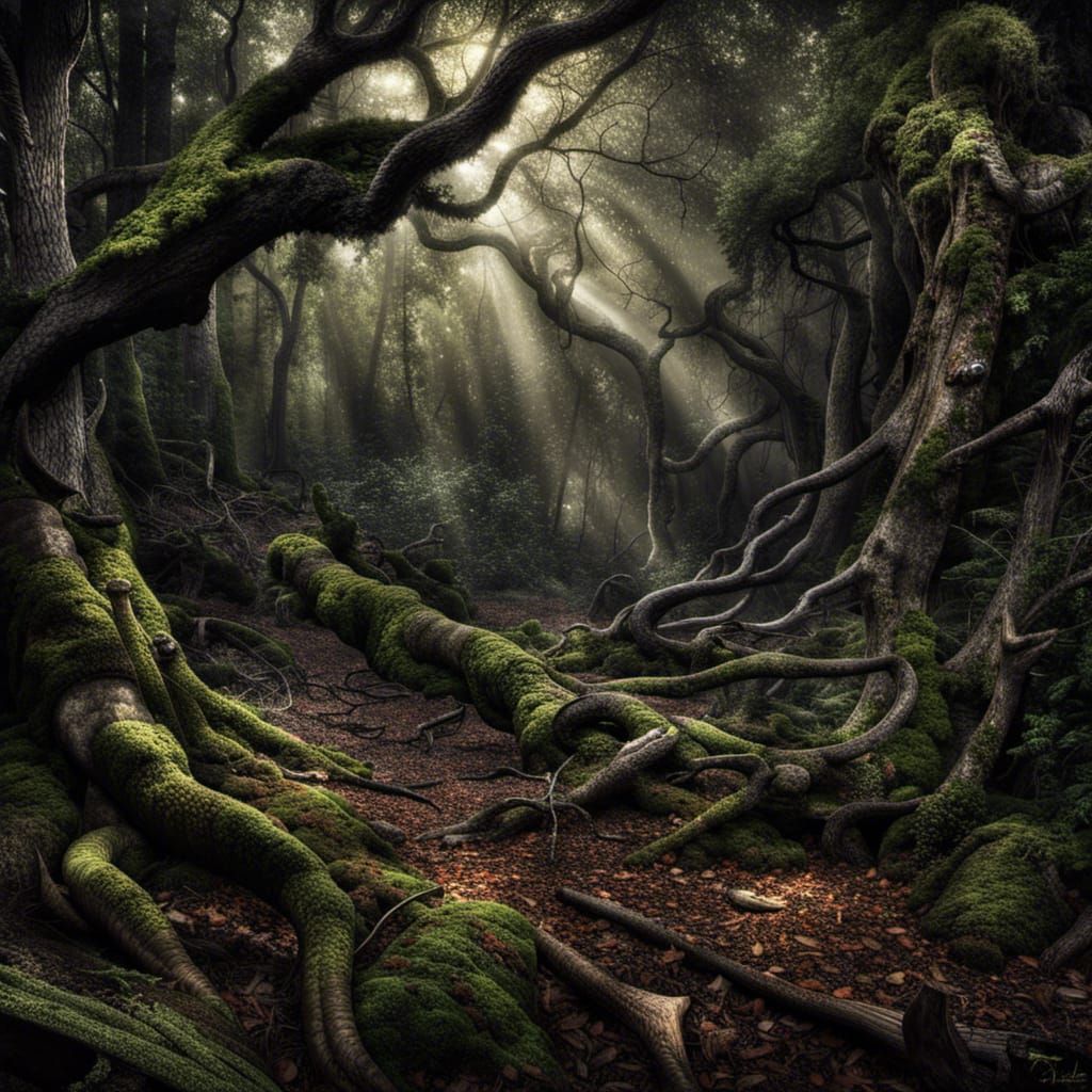 Dark Forest: Creatures and Eternity in Hyperrealism