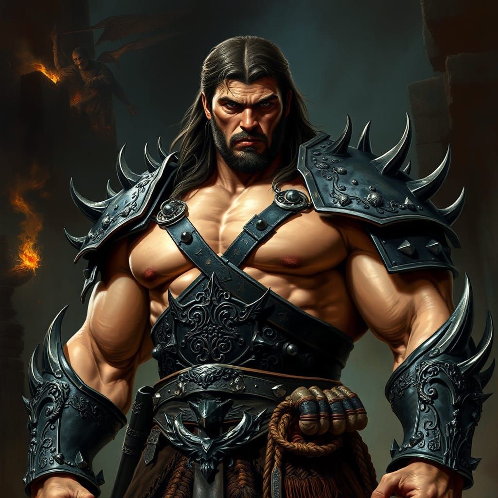 Conan the Barbarian in Gothic Armor