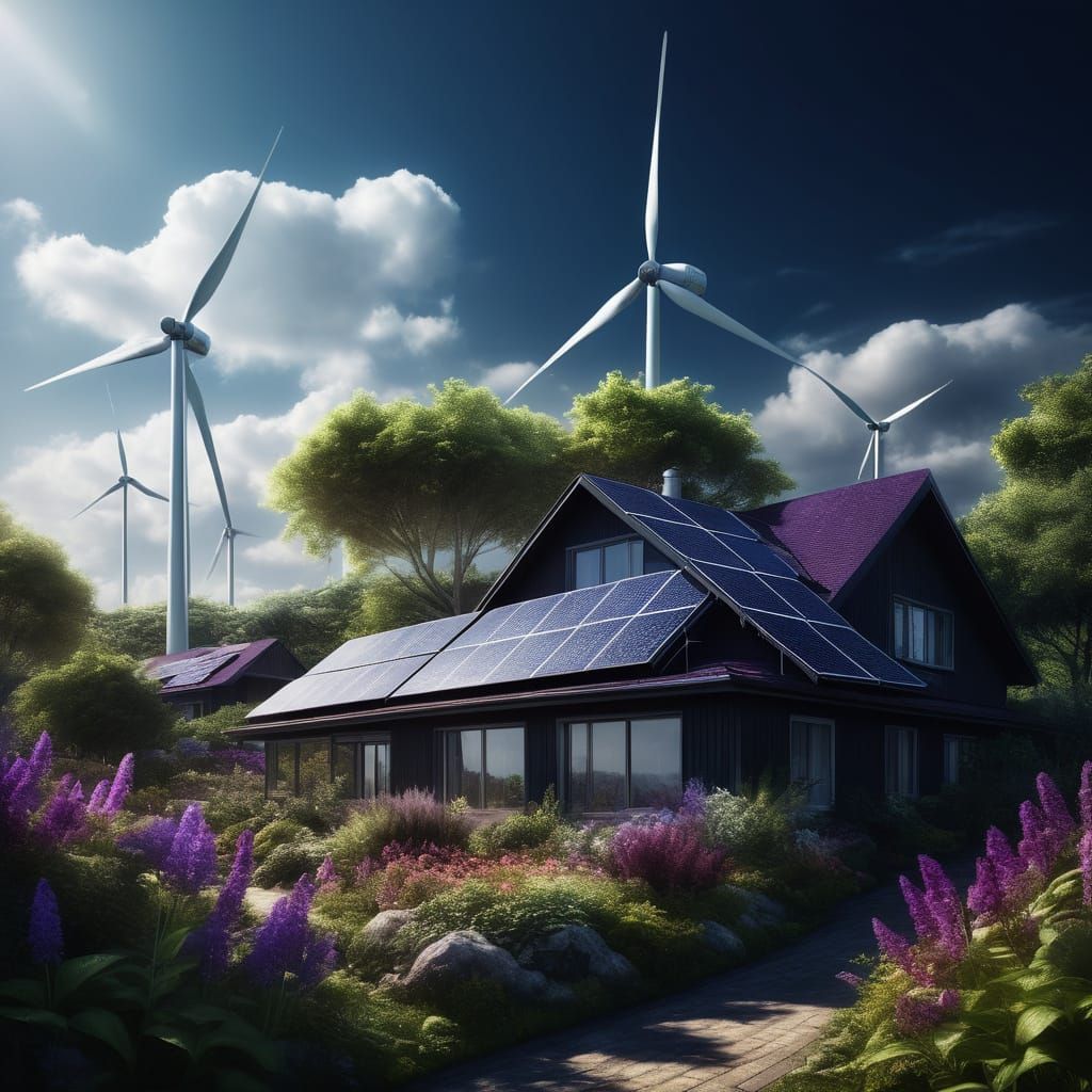 Ethereal Eco-Utopia in Mid-Air