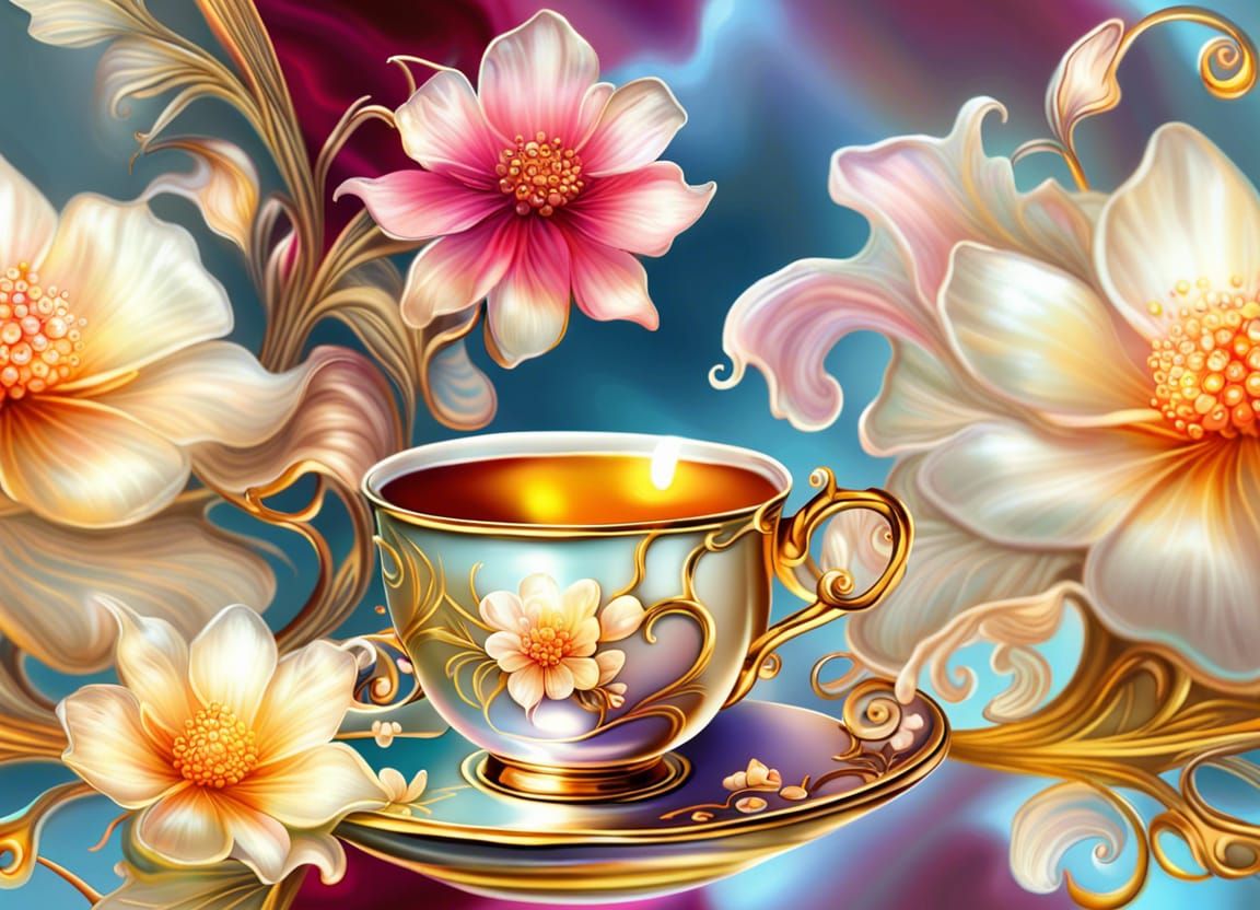 Golden Morning in an Imperial Garden