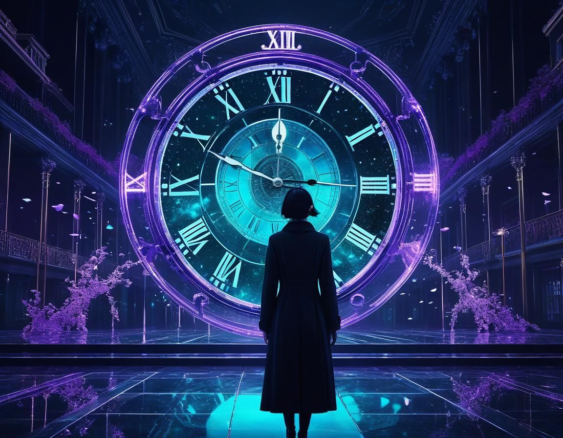 Korean in Paris: Cyberpunk Ethereal Art