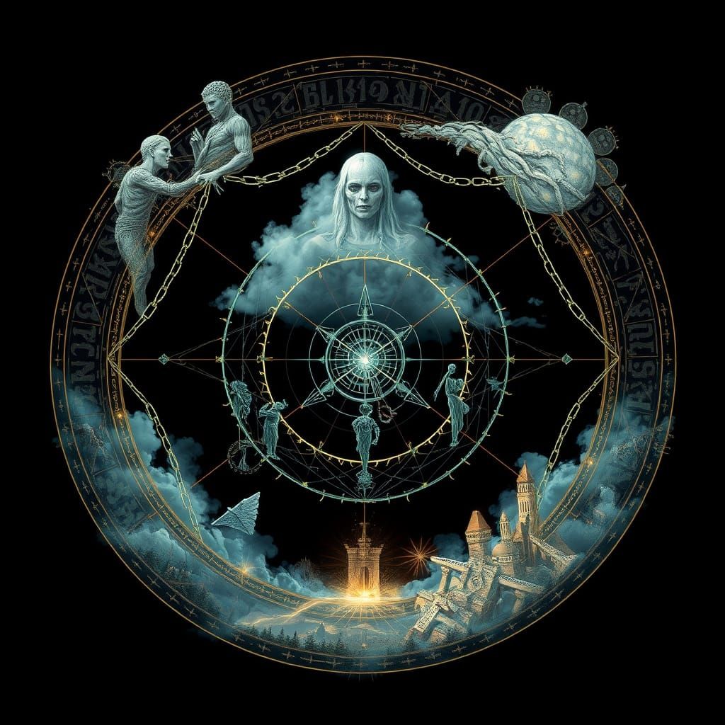 Cosmic Diagram of Suffering Realms