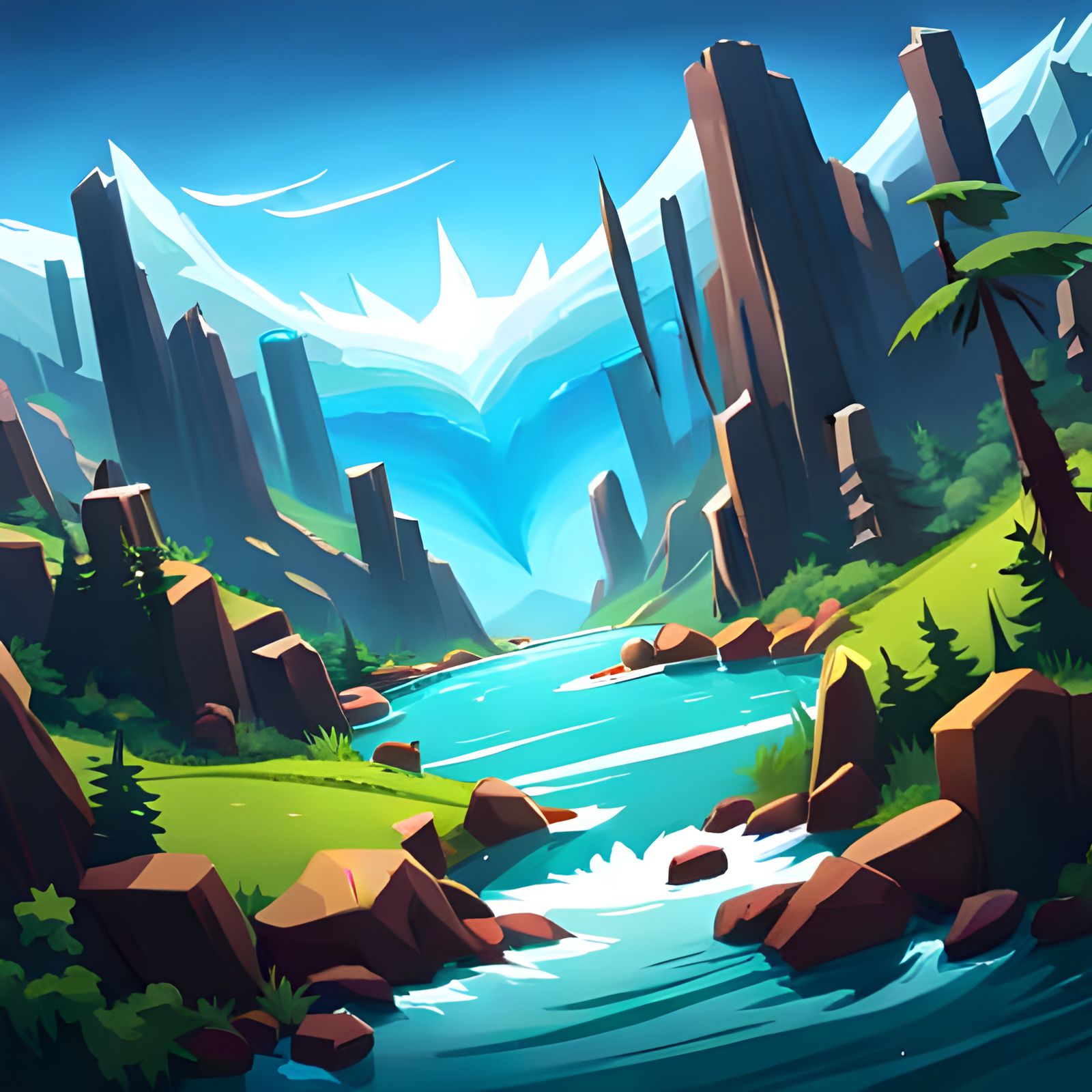 Mormookiee as Colorful Splash Art