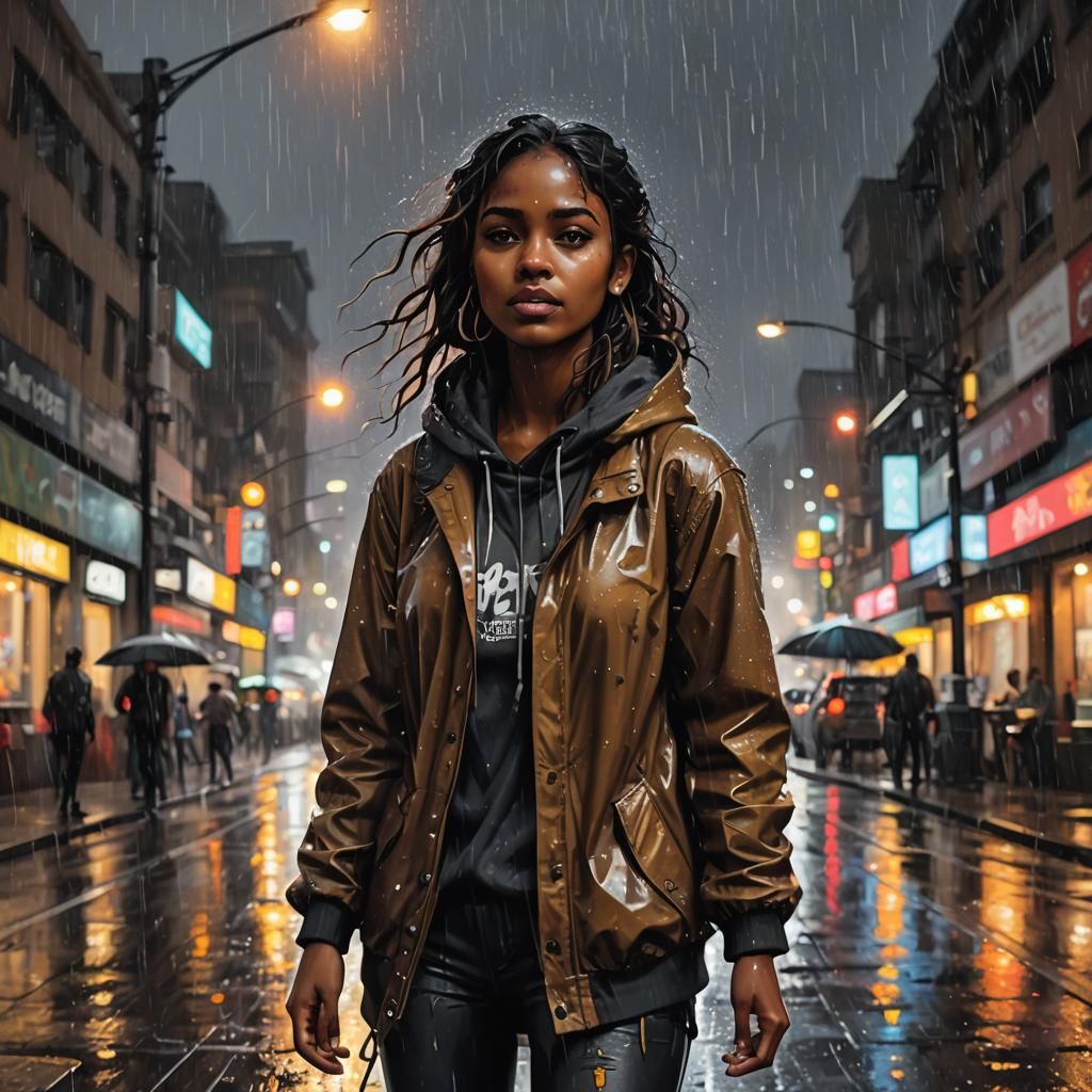 🎵 Brown girl in the rain, Tra la la la la . . . 🎵