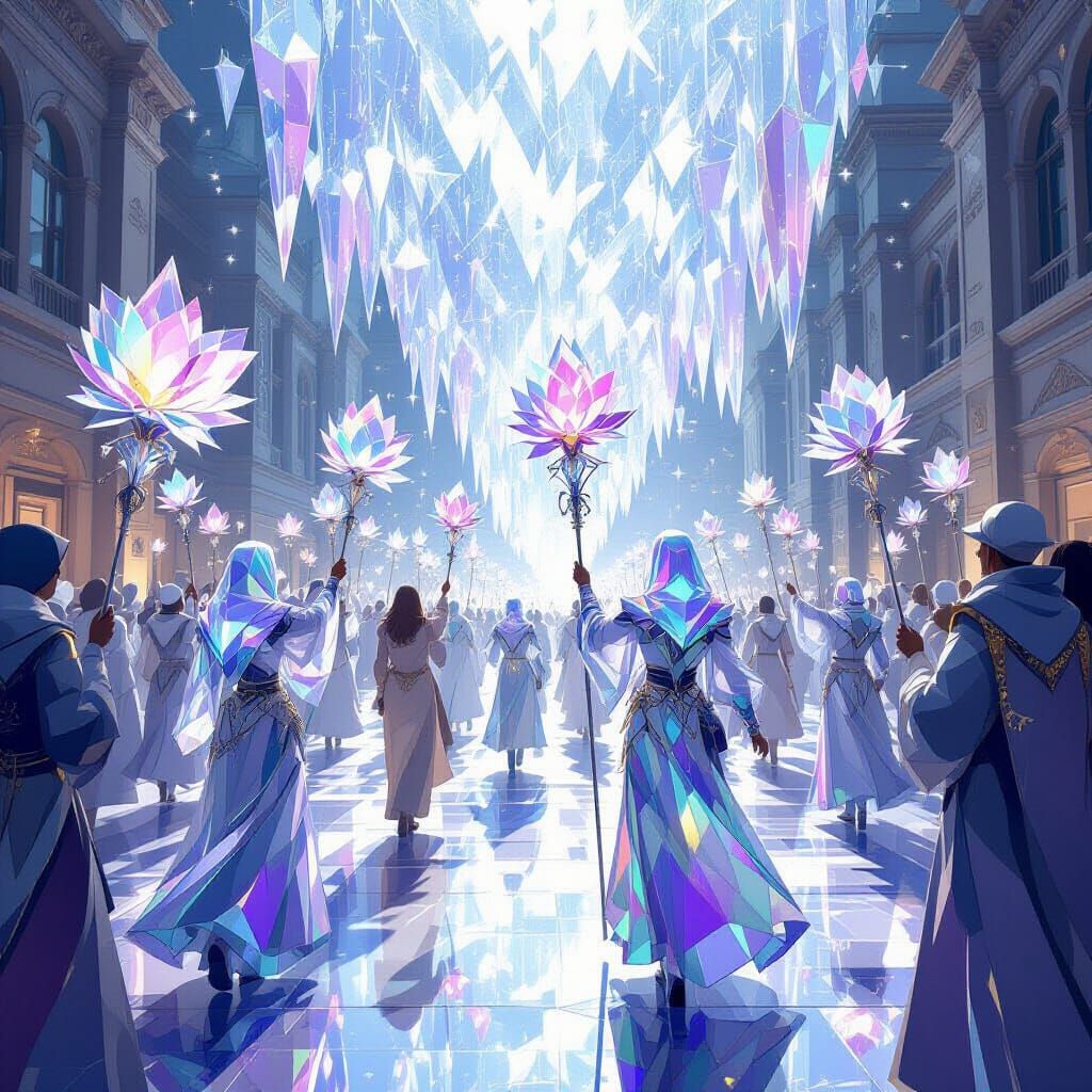 Crystal Bloom Festival in Shimmering Crystal City