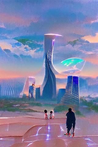 Abstract Vision of the Future