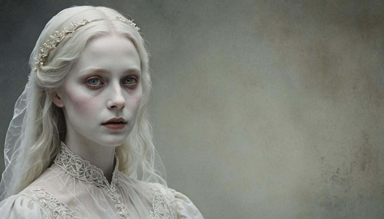 Ethereal Portrait: A Study in Pale Shades