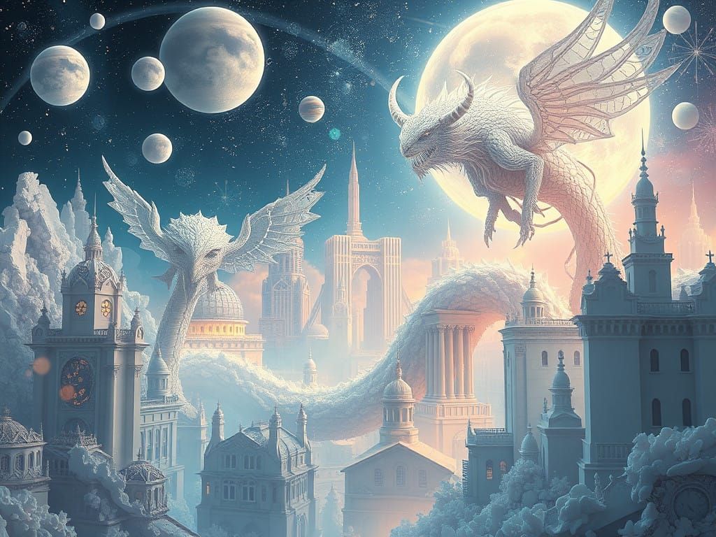 Ethereal Dreamscapes in Pastel Hues