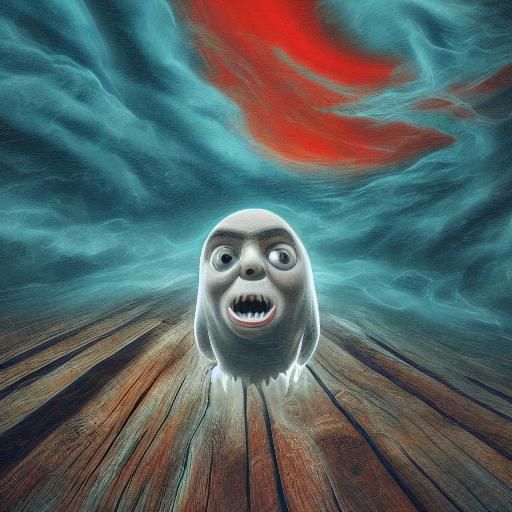 Anthropomorphic Potato with Piccolo: Surrealist Macro Shot