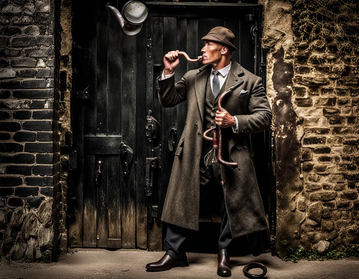 "The Rock" as Sherlock Holmes