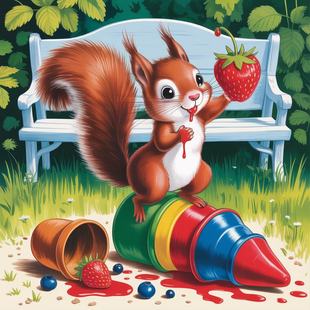 Mischievous little thief