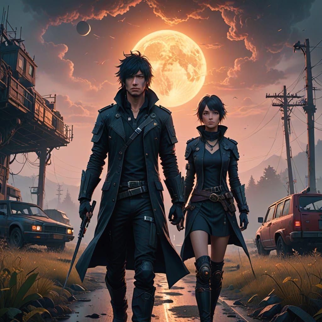 Fantasy World in Ethereal Light