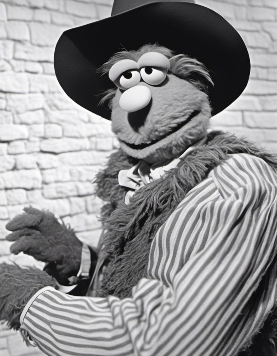 Andy Devine as Muppet Sheriff in Black and White