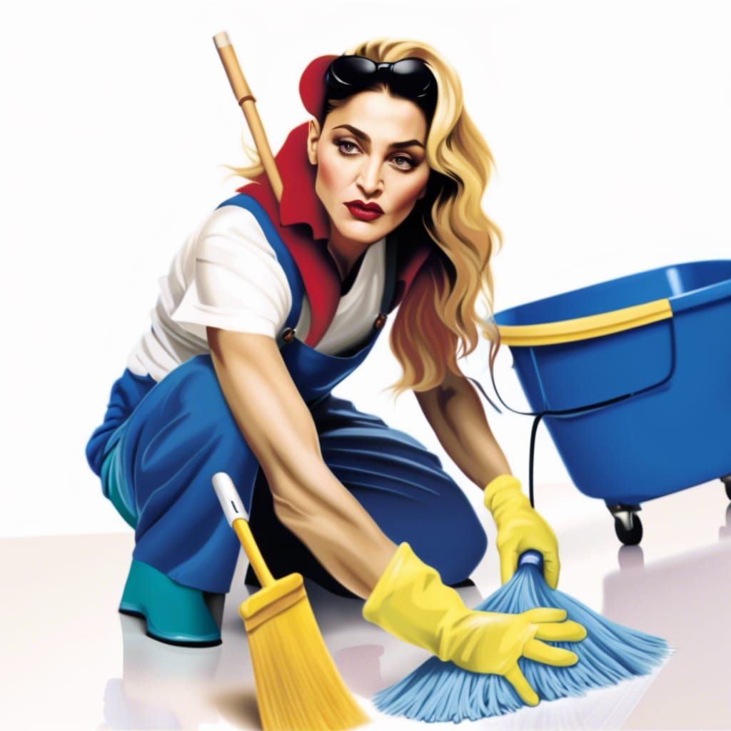 Madonna Cleaning House: A Pop Icon's Chore Day