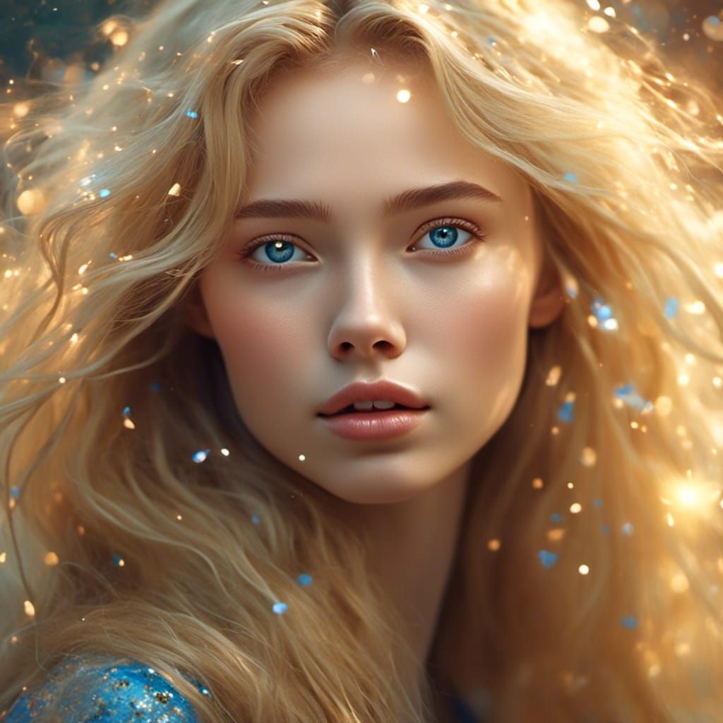<lora:MakeItPretty:1.0> long blond hair woman dreaming