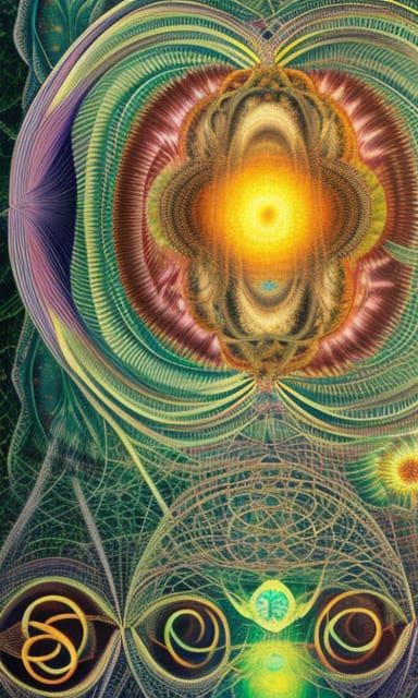 Mycelium Network of Infinite Consciousness: Detailed 8K Rend...