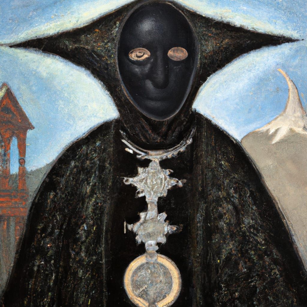 London Gothic Medieval Medicine man.