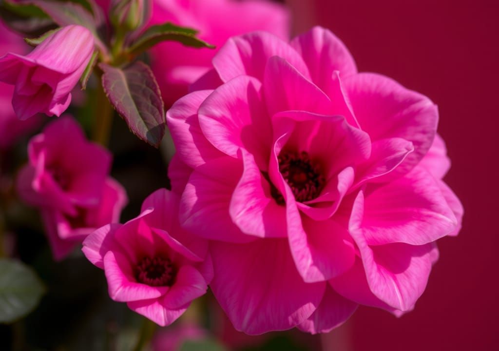 Pink Flower Close-Up
