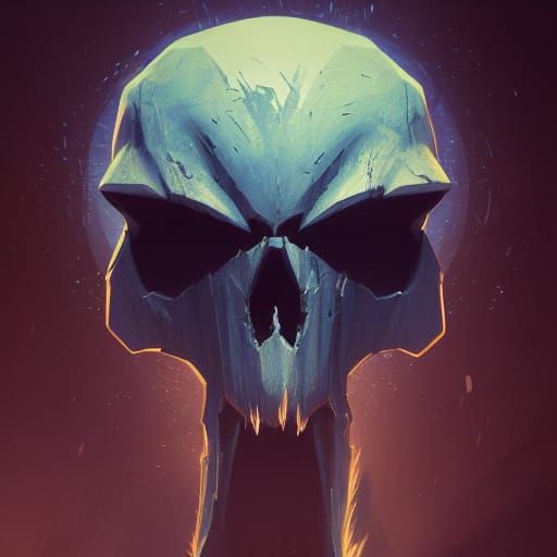 Sonic.EXE Skull: Dark Fantasy Concept Art