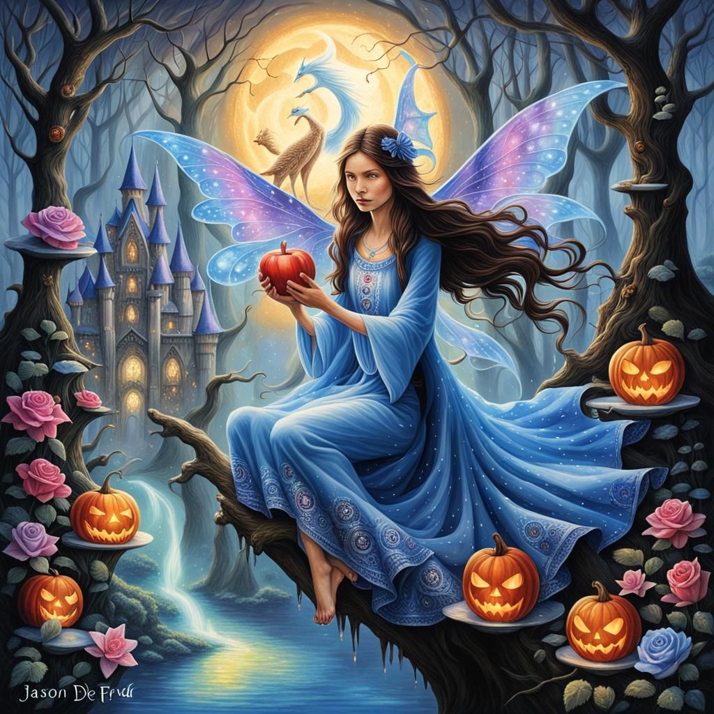 Enchanted Fairies in Dreamscape Fantasy Art