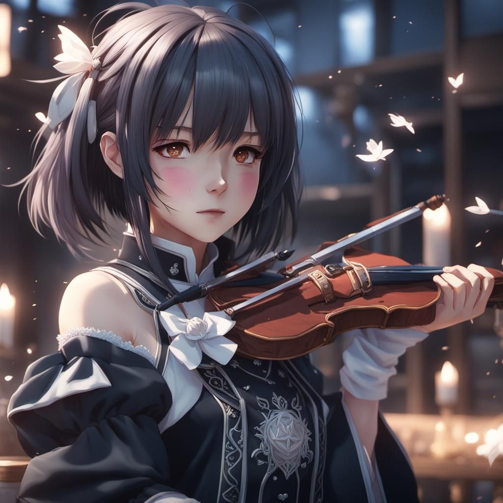 Anime Style 3D Render Inspired by WLOP