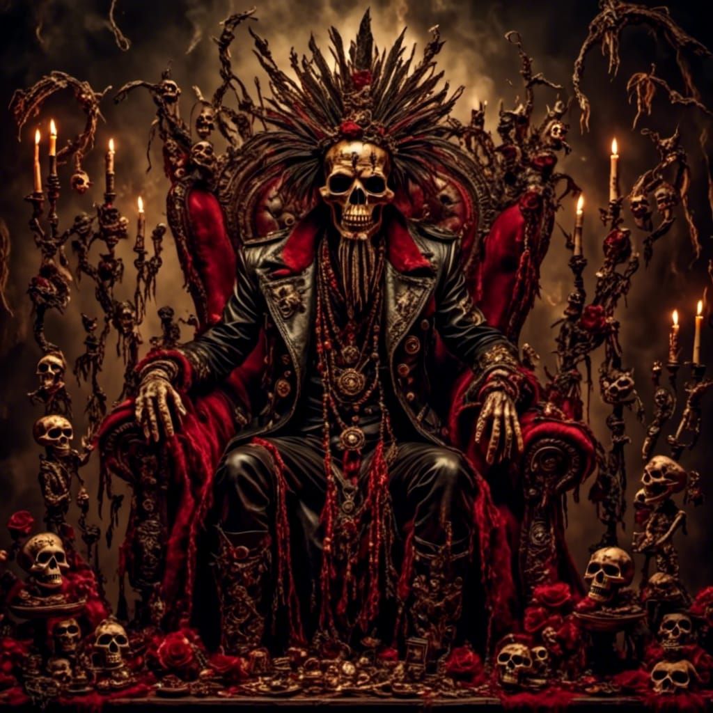 Voodoo Scream: Dark and Mysterious Figure