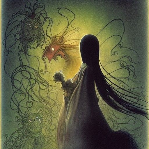 Spirited Away Scene in Dreamlike Impressionist Style