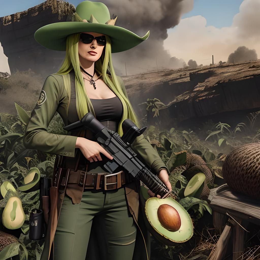 Avocado Outlaw Generated by AI