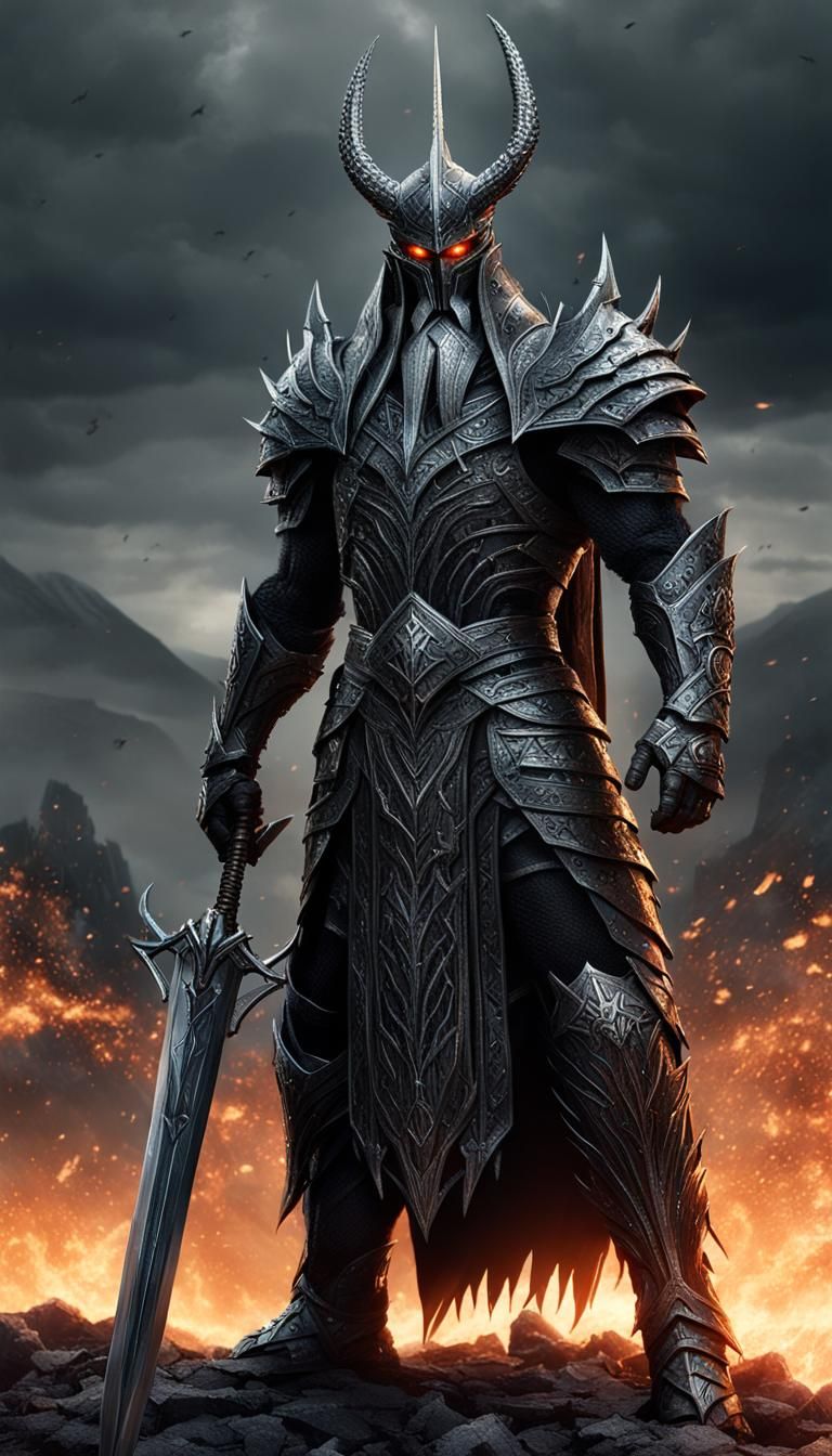 Sauron, Dark Warrior of Lord of the Rings