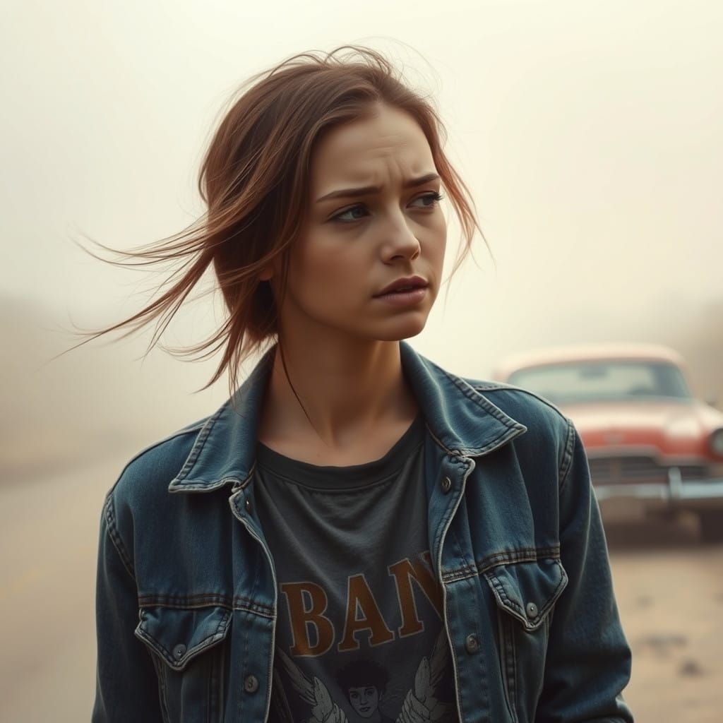 A Young Woman's Bittersweet Farewell