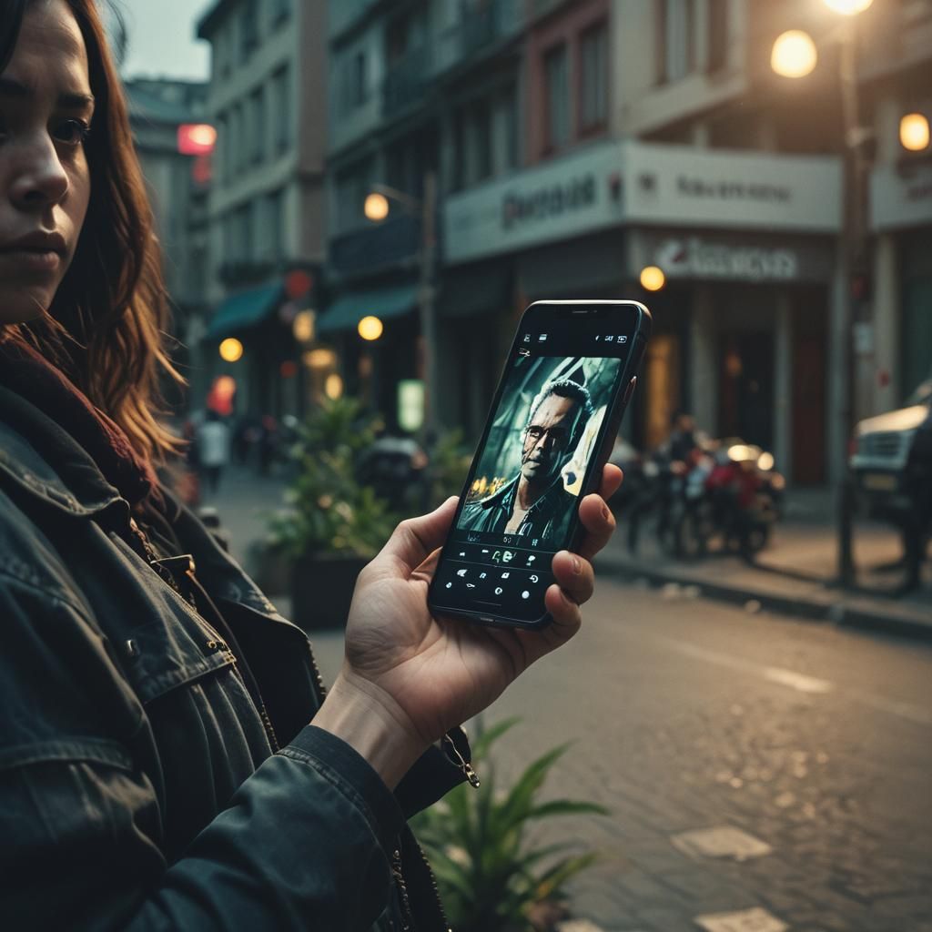 Close-Up of Smartphone with Unanswered Messages