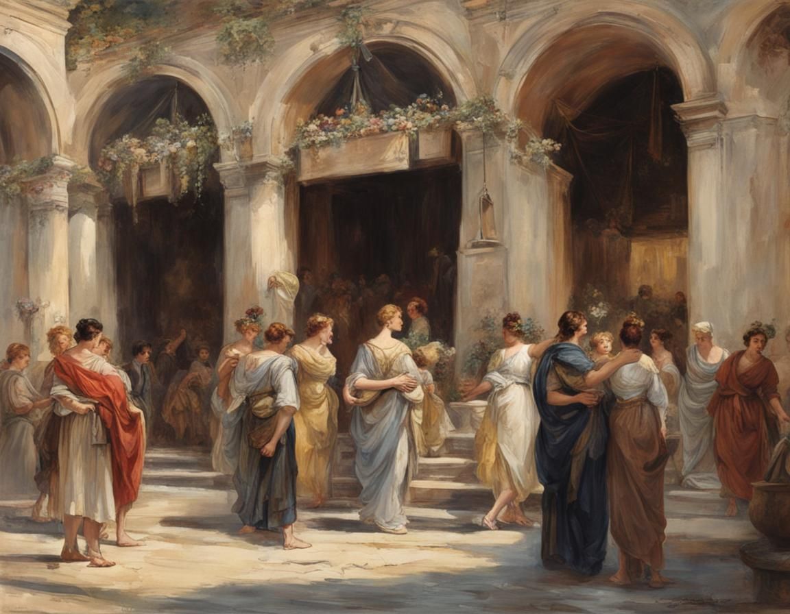 Grand Entrance to a Roman Market