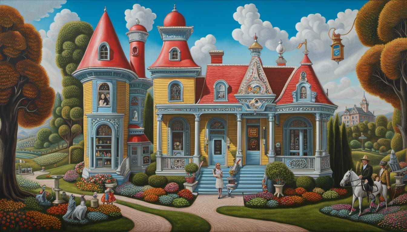 Pee Wee's playhouse, from the outside