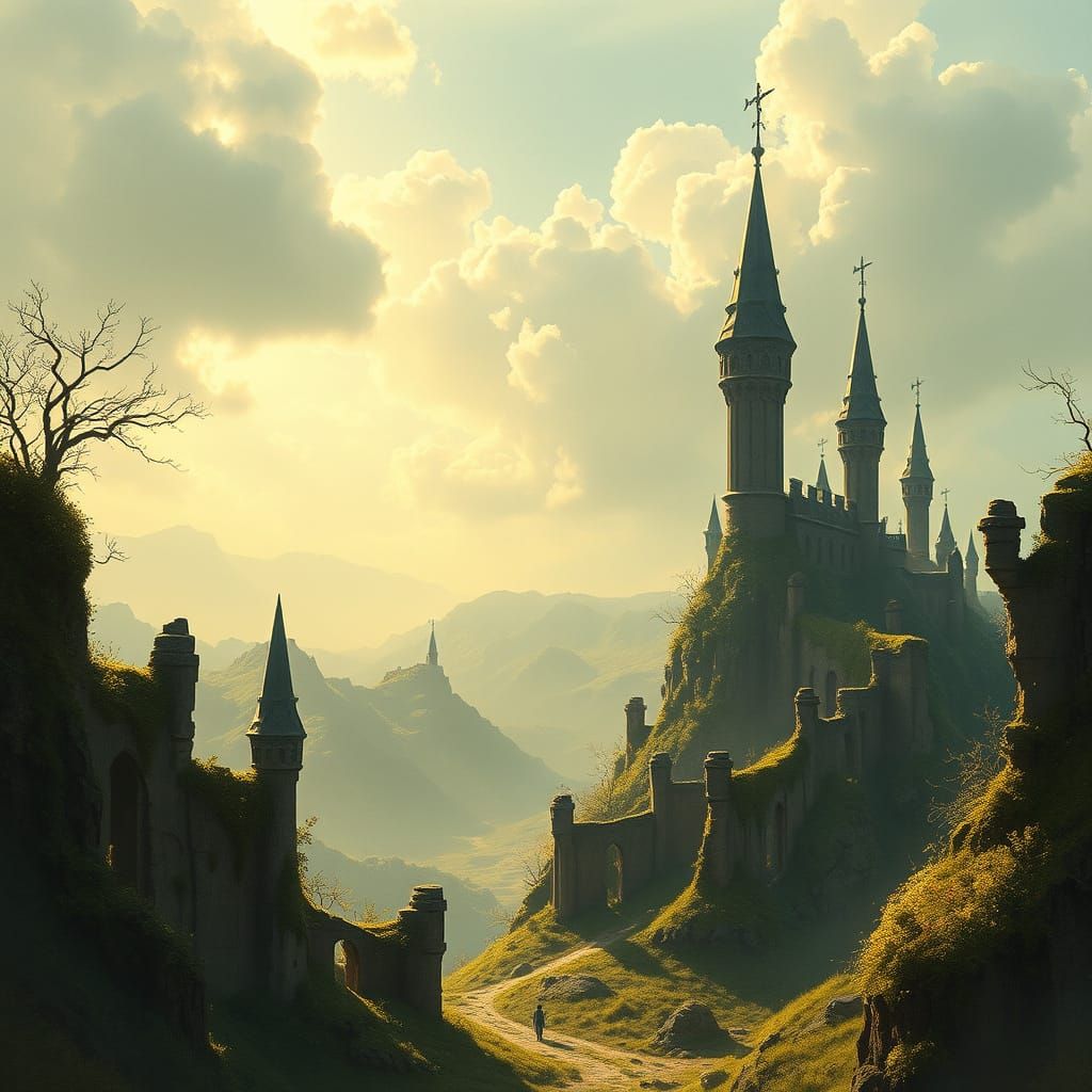 Ethereal Ruins of a Forgotten Kingdom