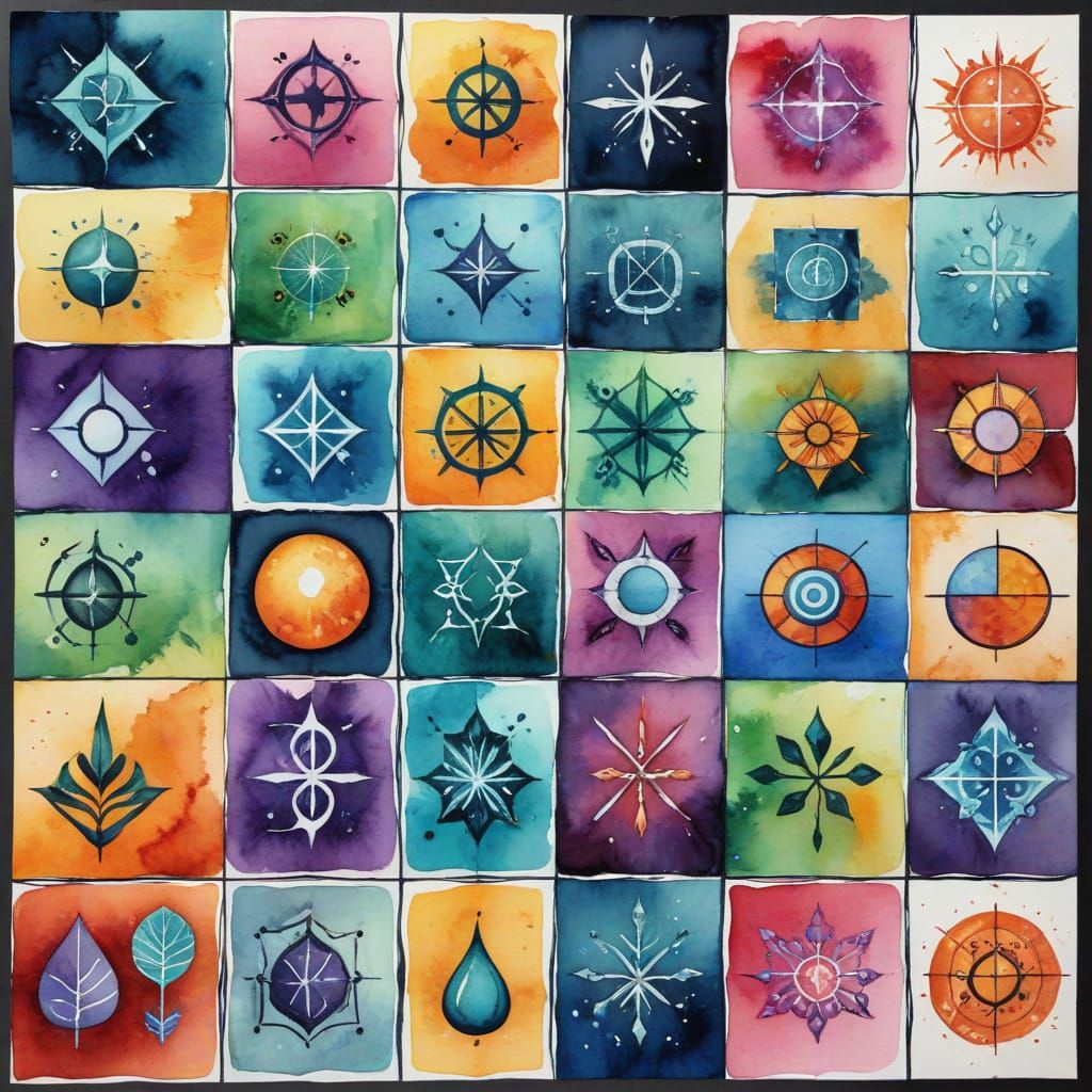 Symbolic Grid of Life and Source