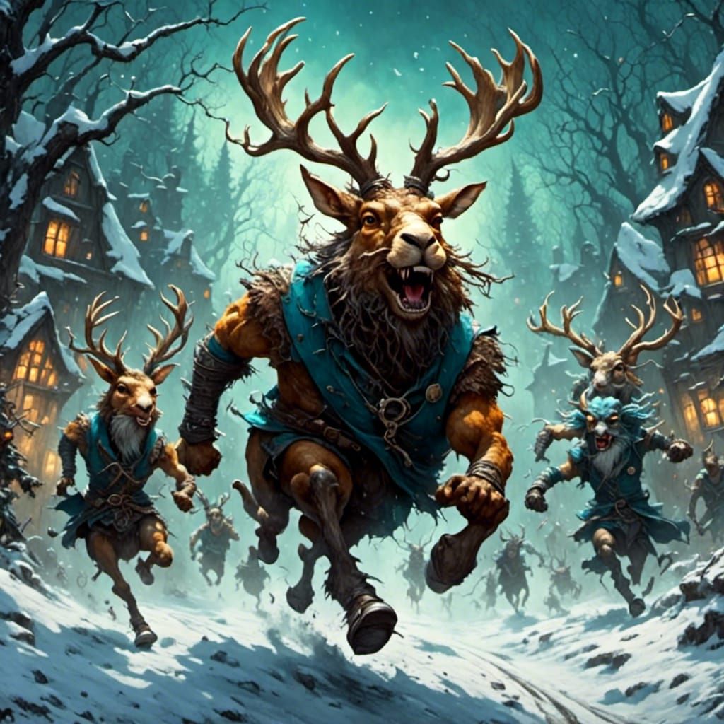 Fantastic Creatures Compete in the Olympic Games