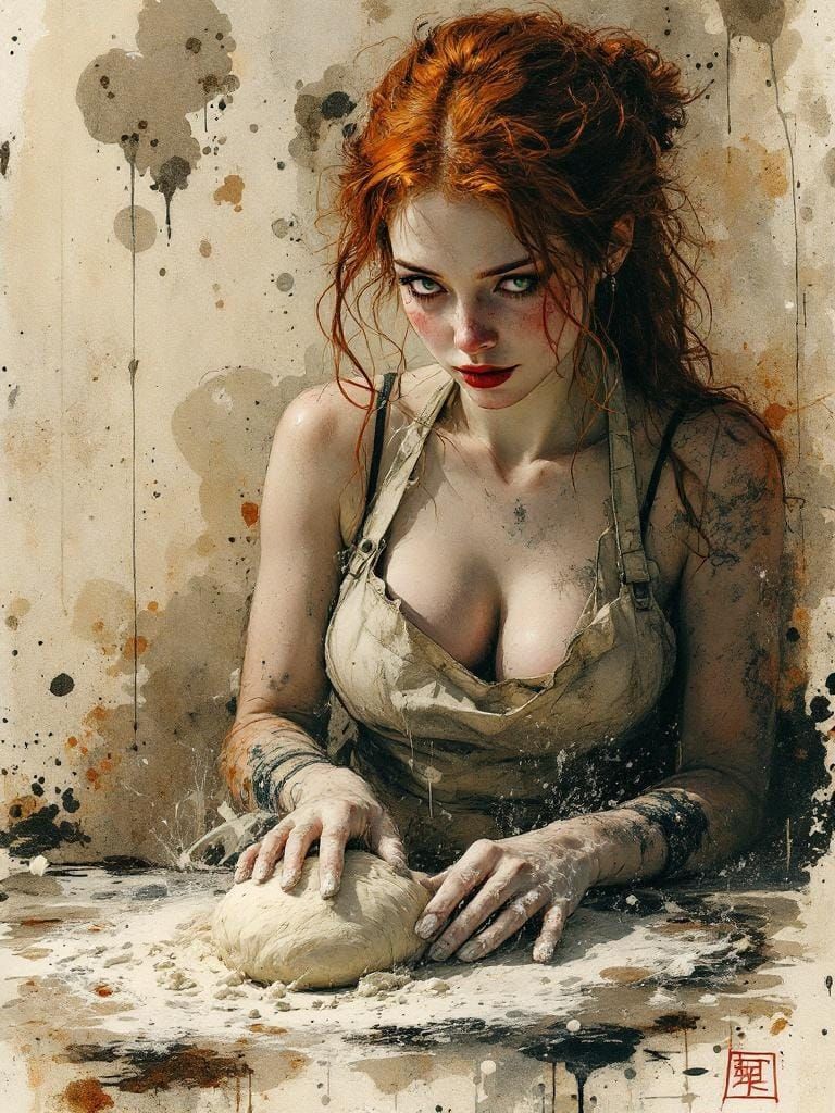 Redhead Baker with Flour: Yoshitaka Amano and Ralph Steadman...