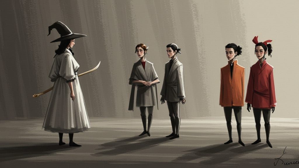 Kakejiku Noir Style AI Image