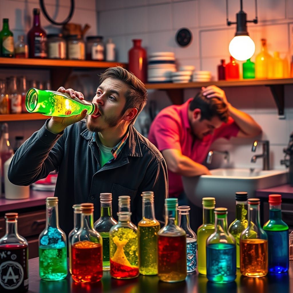 Don't sample your own potions