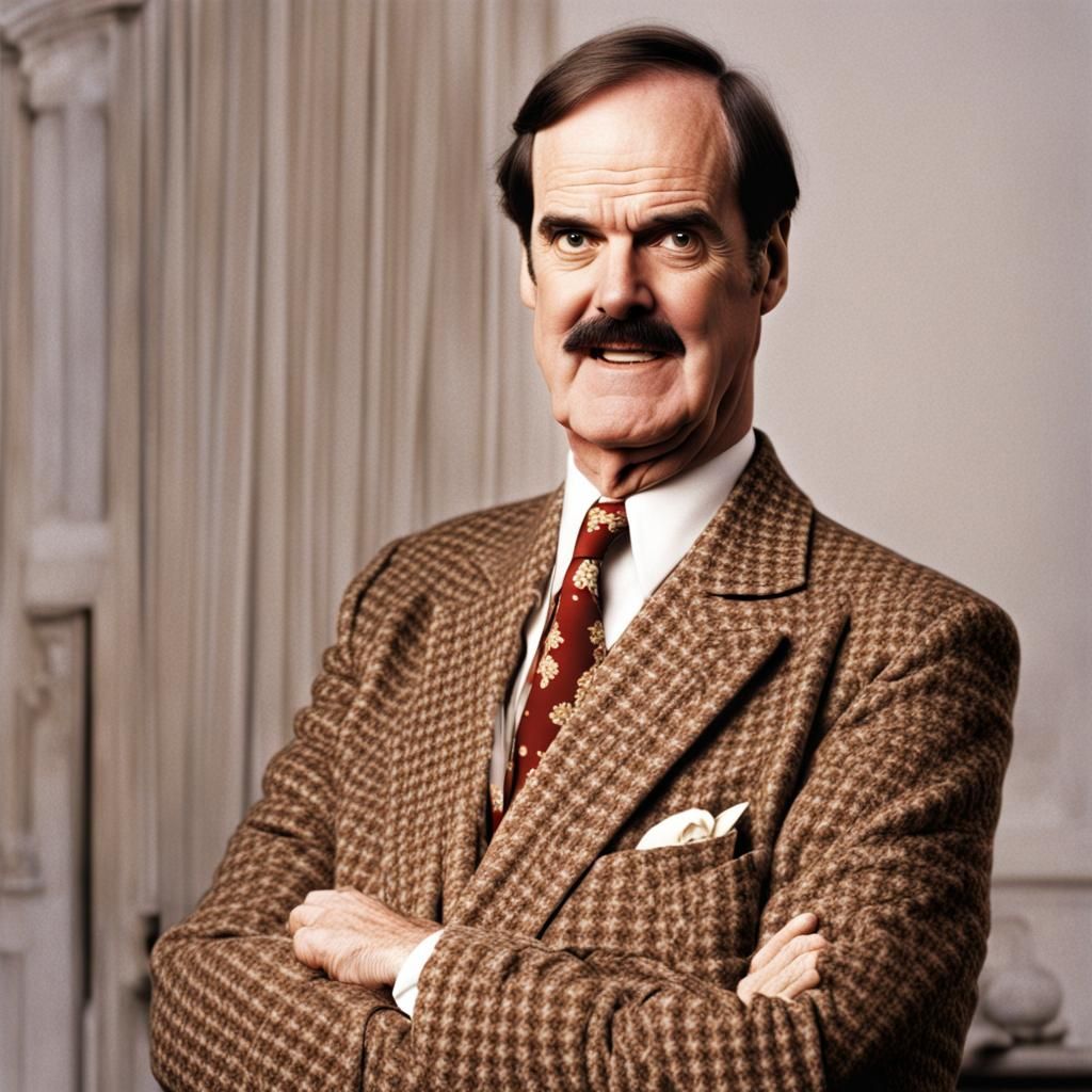 John Cleese as Basil Fawlty in Fawlty Towers