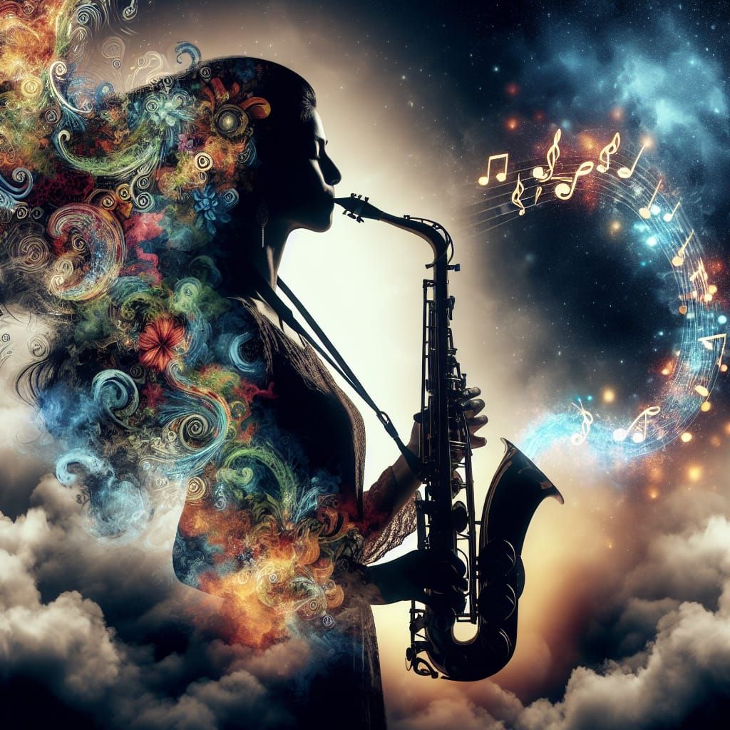 Double Exposure: Saxophone Music in the Clouds