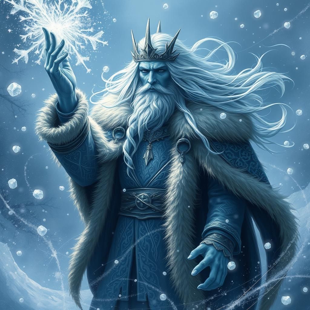 Icy Slavic Spirit Conjures Winter Magic