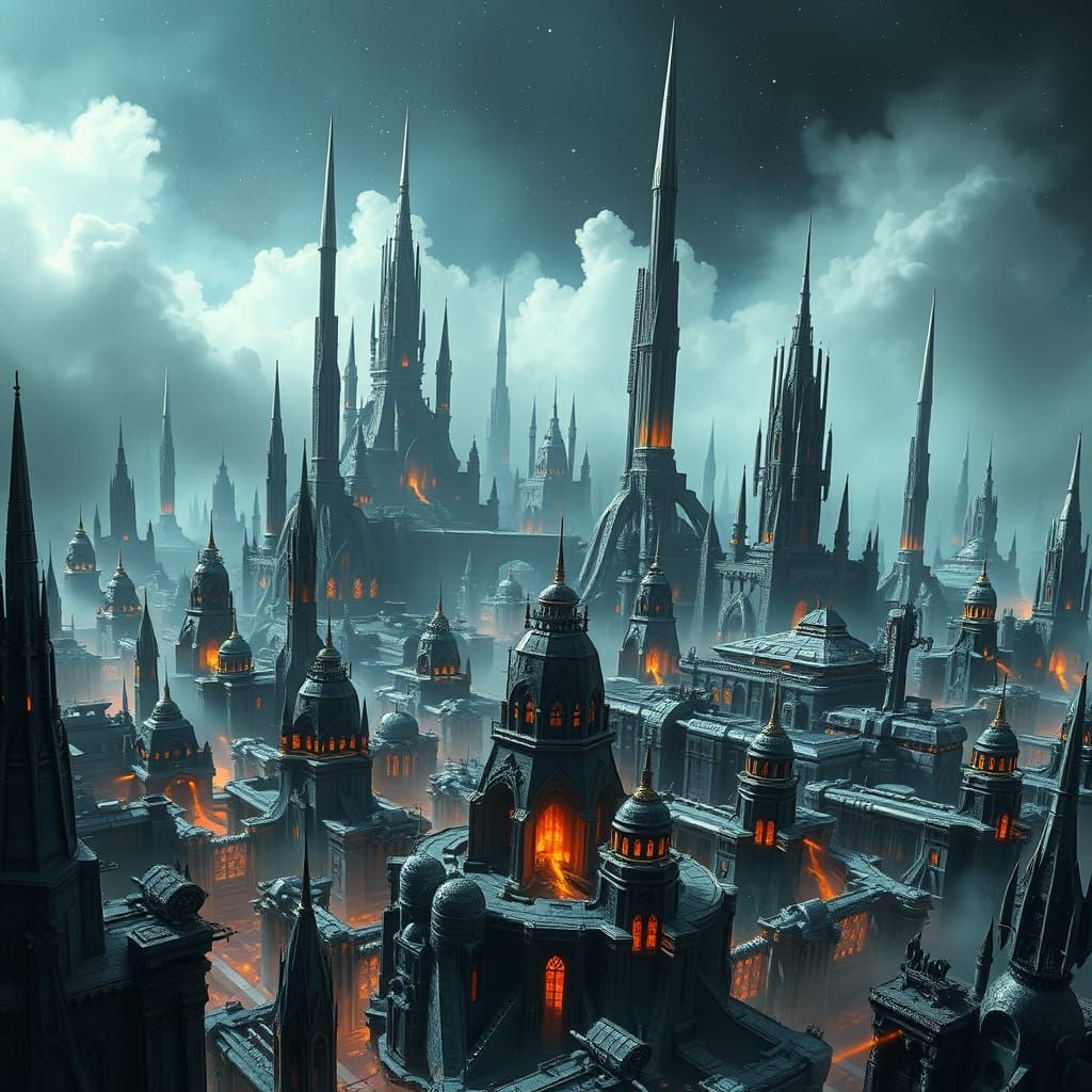 Grim Dark Imperial Hive World on Planet Derondii, Warhammer ...