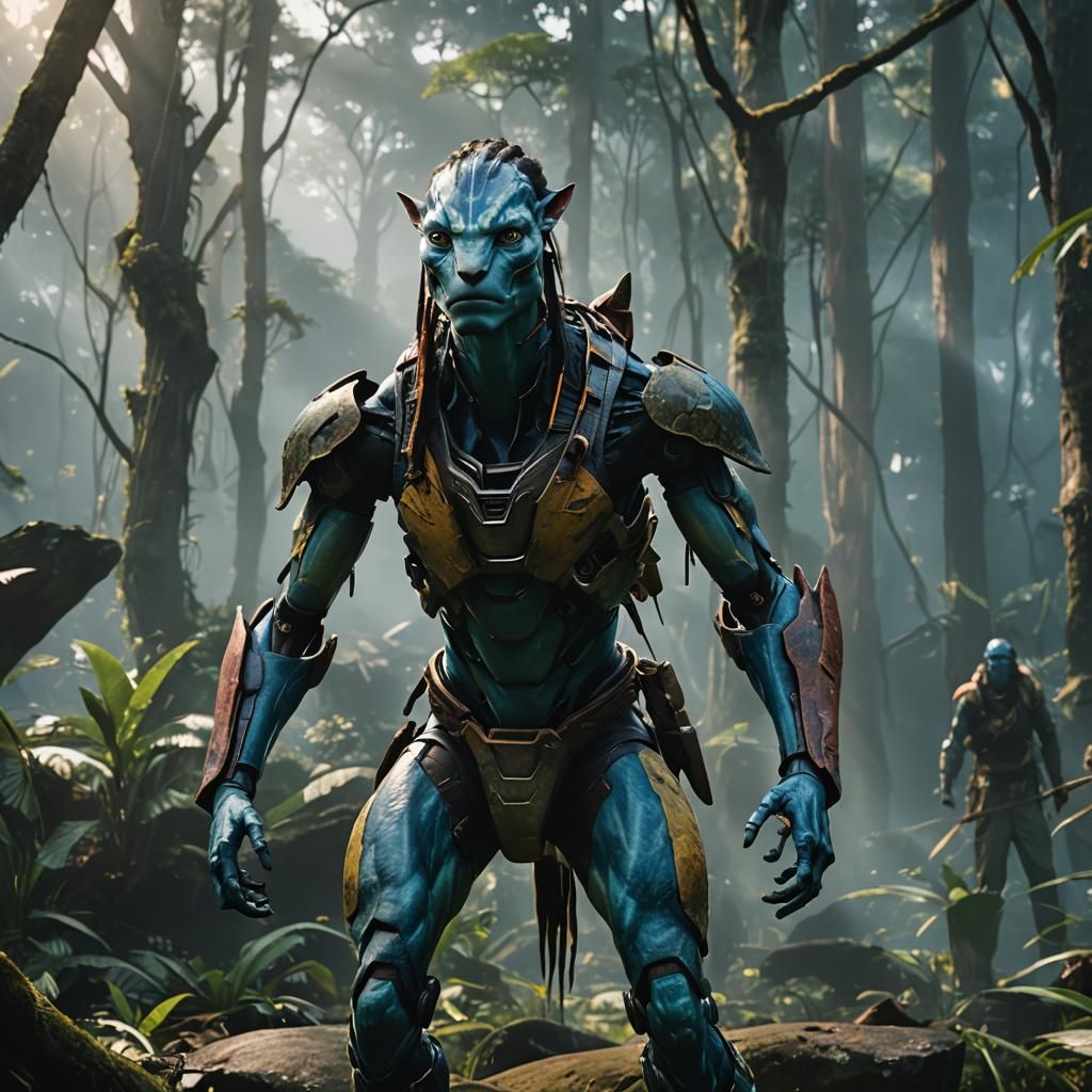 Cinematic Avatar Film Still in 35mm