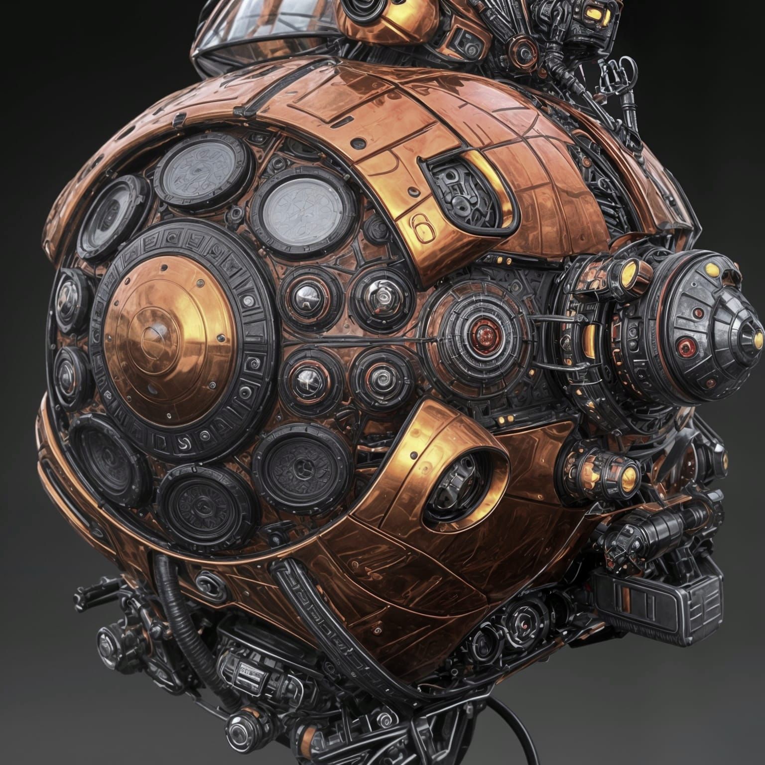 Cyberpunk Vehicles in Black and Red