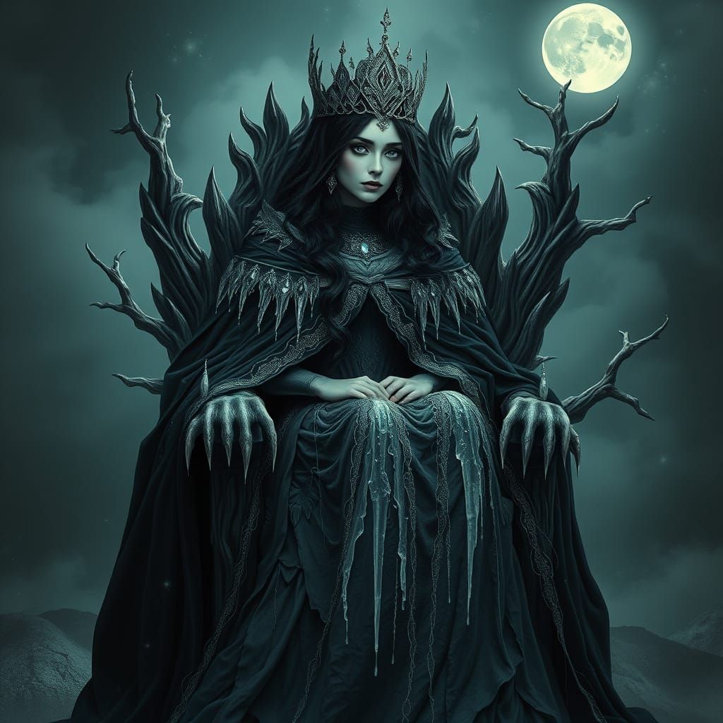 Regal Queen Mab, Goddess of Winter's Mystique