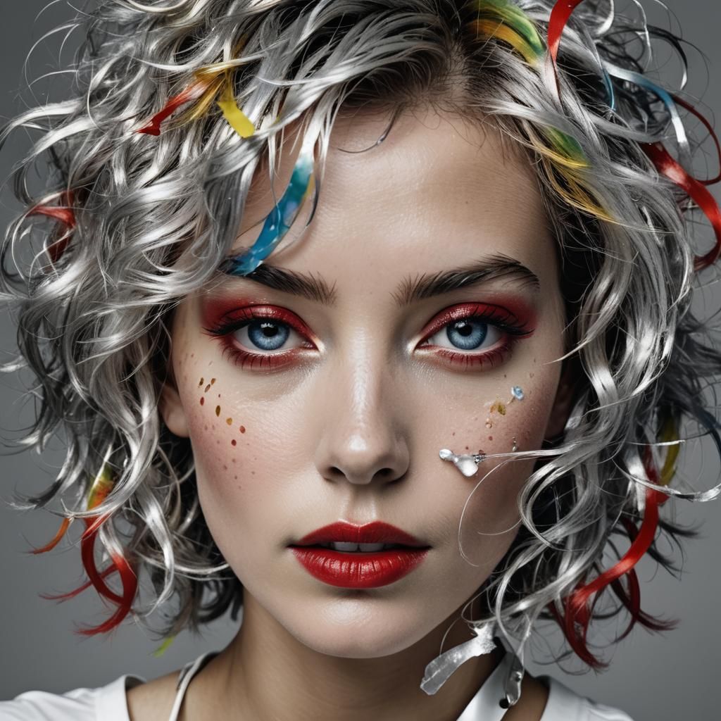 Aztec Goddess Empress: High Fashion Close-Up Portrait