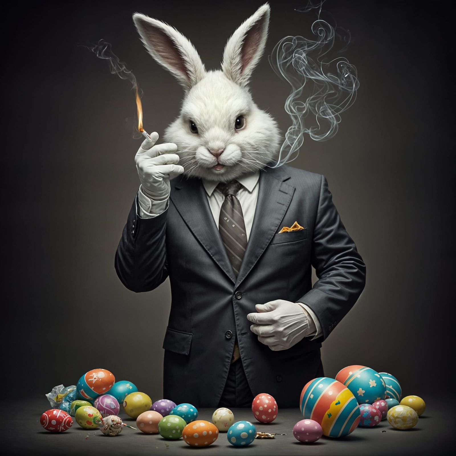 Easter Bunny Caught Smoking in Paparazzi Scandal