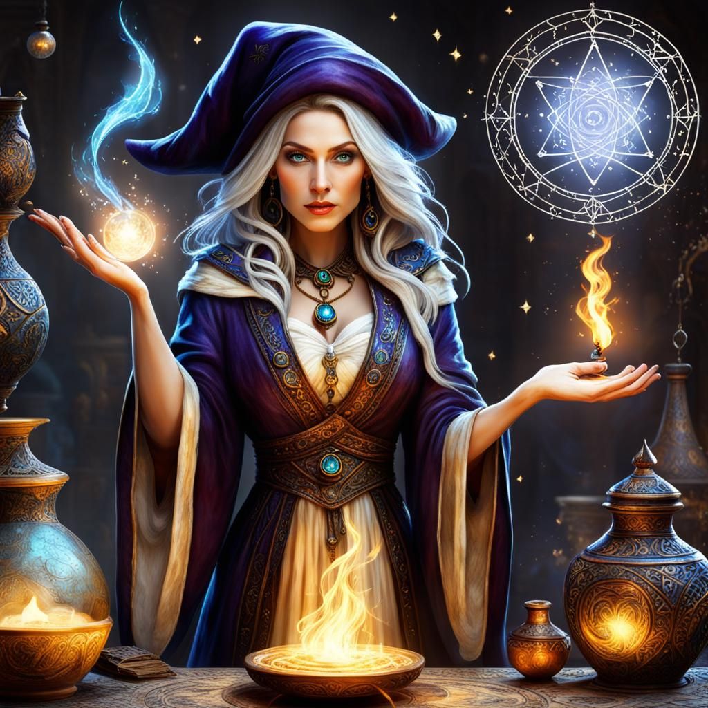 Wise and Whimsical Sorcerers of Ancient Magic